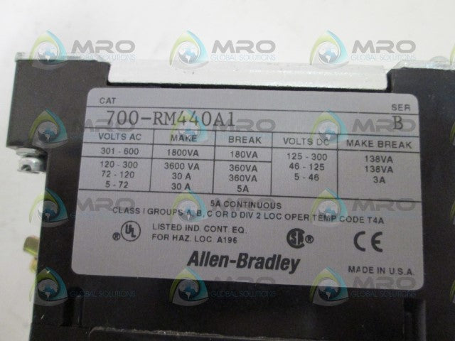 Allen Bradley 700RM440A1 NSFP **GENUINE** AB 700 RM440A1