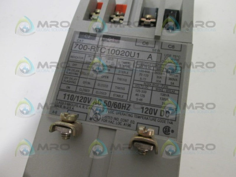 Allen Bradley 700RTC10020U1 NSNP * GENUINE * AB 700 RTC10020U1