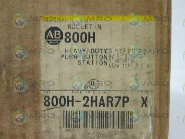 Allen Bradley 800H2HAR7P NSFP **GENUINE** AB 800H 2HAR7P