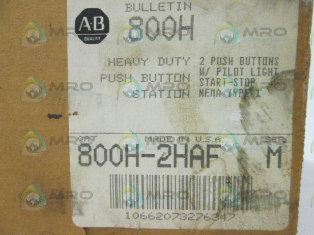 Allen Bradley 800H2HAF NSFP **GENUINE** AB 800H 2HAF