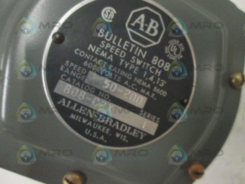 Allen Bradley 808C2X1 NSNP * GENUINE * AB 808 C2X1