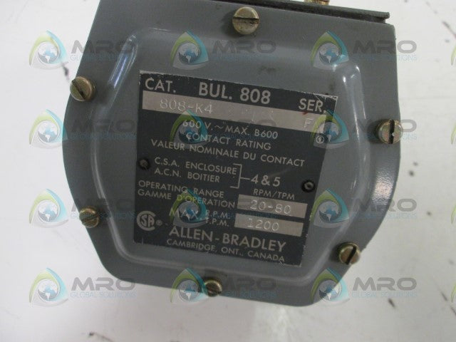 Allen Bradley 808K4 NSNP **GENUINE** AB 808 K4