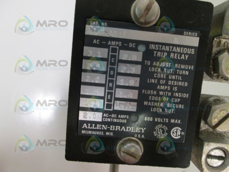 Allen Bradley 809A01E NSNP * GENUINE * AB 809 A01E