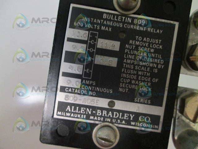 Allen Bradley 809A05E NSFP **GENUINE** AB 809 A05E