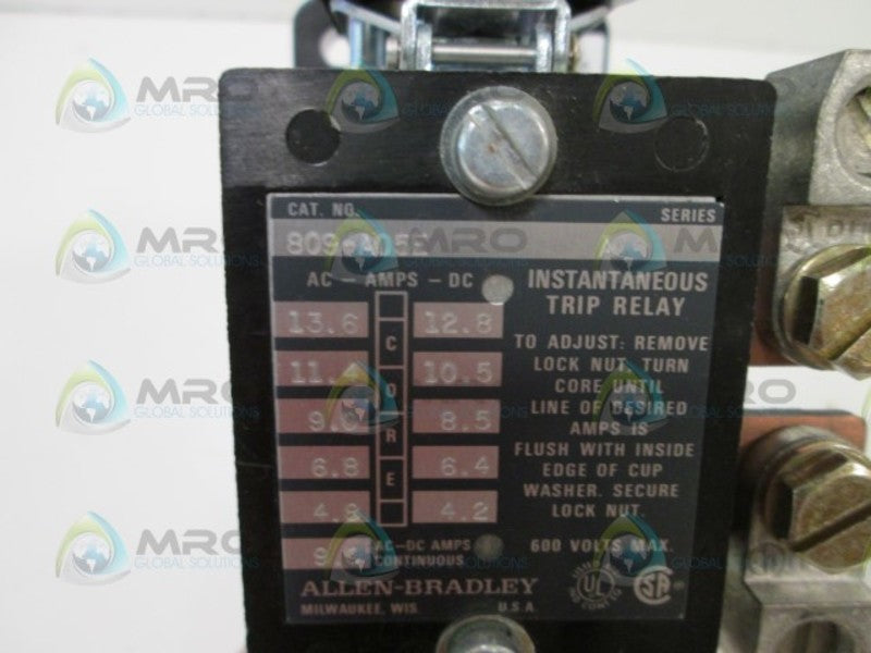 Allen Bradley 809A05E NSNP * GENUINE * AB 809 A05E