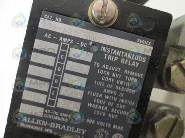 Allen Bradley 809A08E NSNP **GENUINE** AB 809 A08E