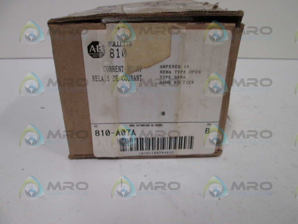 Allen Bradley 810A07A NSFP **GENUINE** AB 810 A07A
