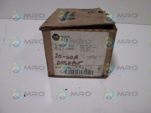 Allen Bradley 810A10A Time Current Relay NSFP ** GENUINE ** AB 810 A10A