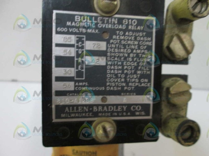 Allen Bradley 810A12B NSNP * GENUINE * AB 810 A12B