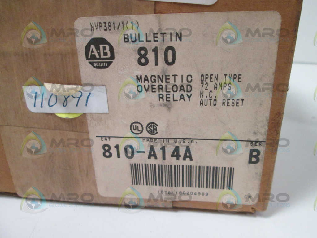 Allen Bradley 810A14A NSFP * GENUINE * AB 810 A14A