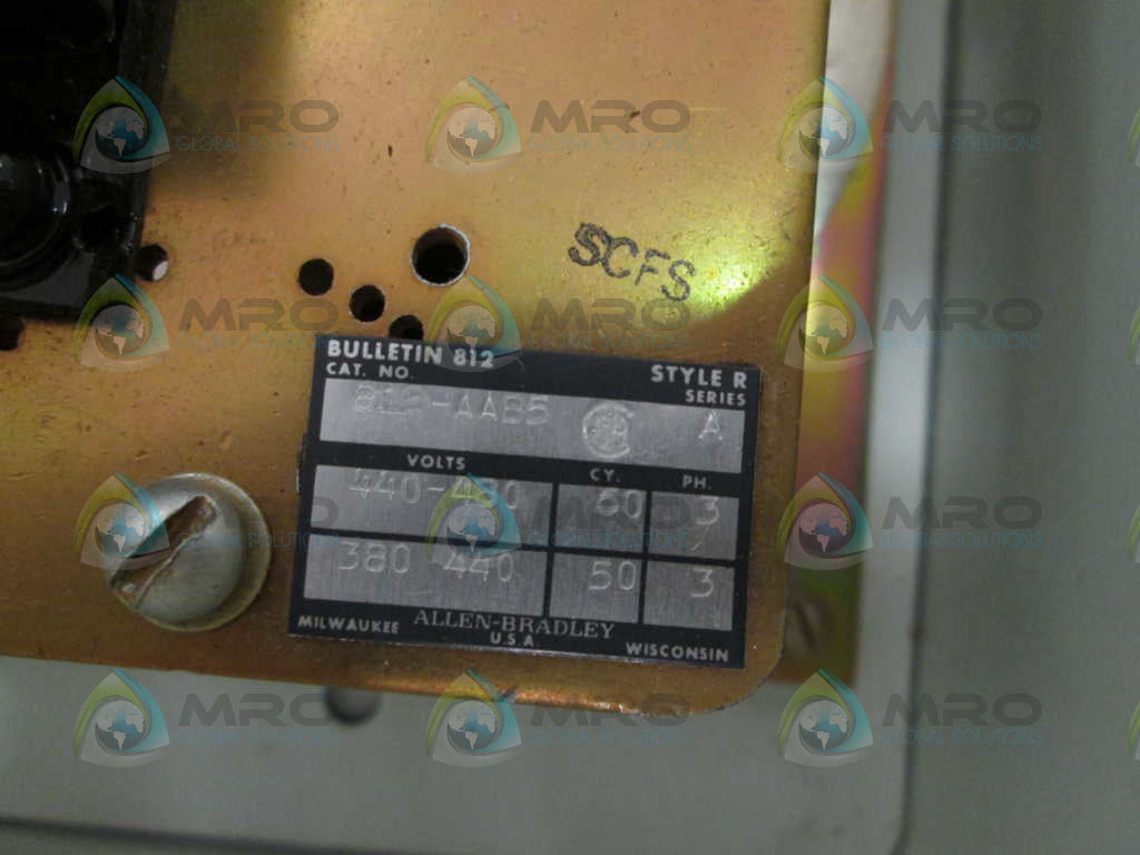 Allen Bradley 812AAB5 NSFP **GENUINE** AB 812 AAB5