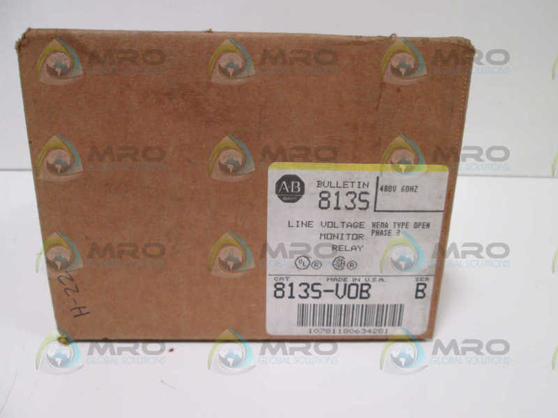 Allen Bradley 813SVOB Voltage Monitor NSFP ** GENUINE ** AB 813S VOB