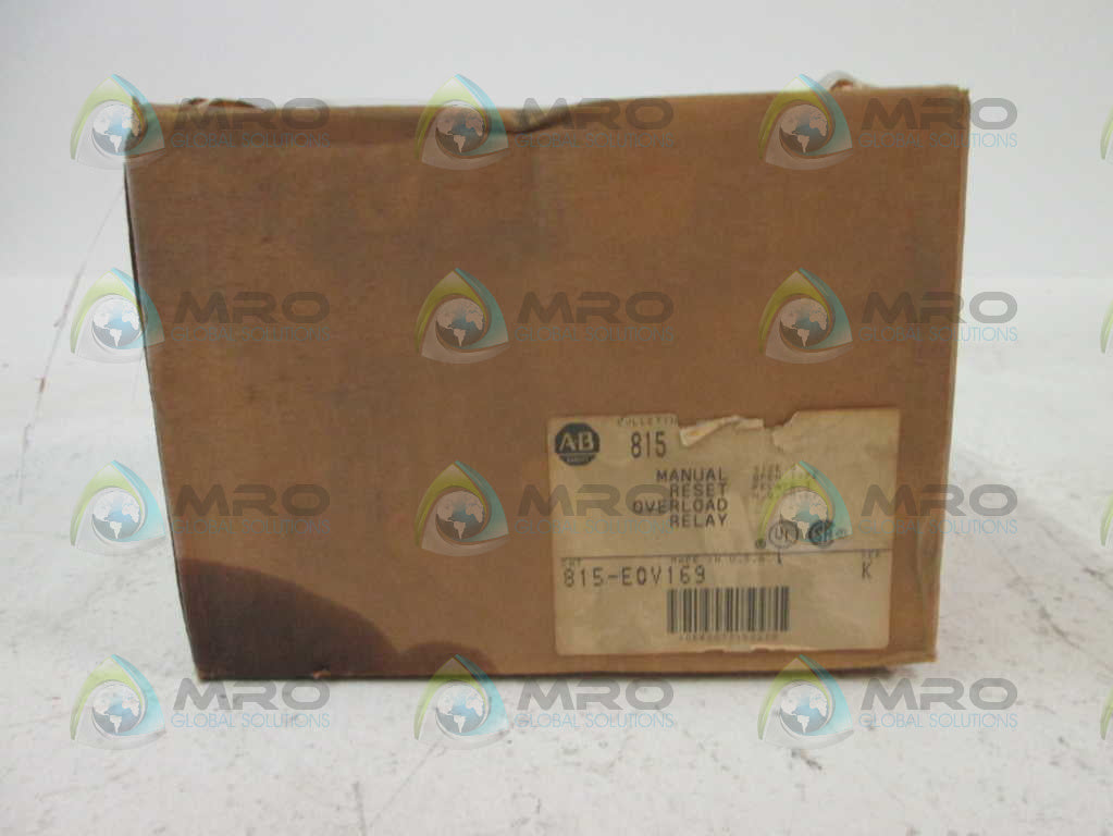 Allen Bradley 815EOV169 NSFP * GENUINE * AB 815 EOV 169