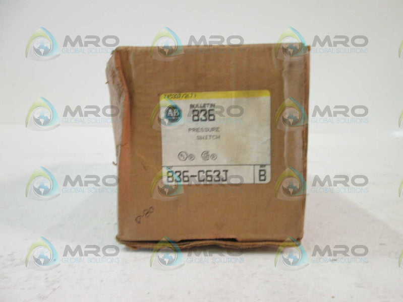 Allen Bradley 836C63J NSFP * GENUINE * AB 836 C63J