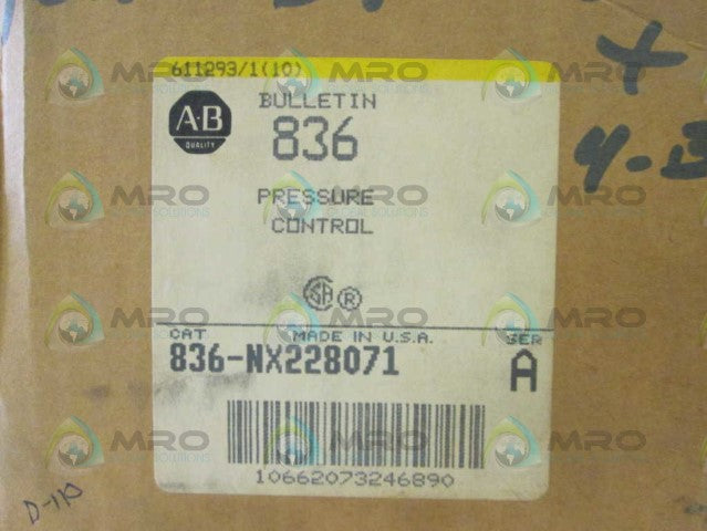 Allen Bradley 836NX228071 NSFP * GENUINE * AB 836 NX228071