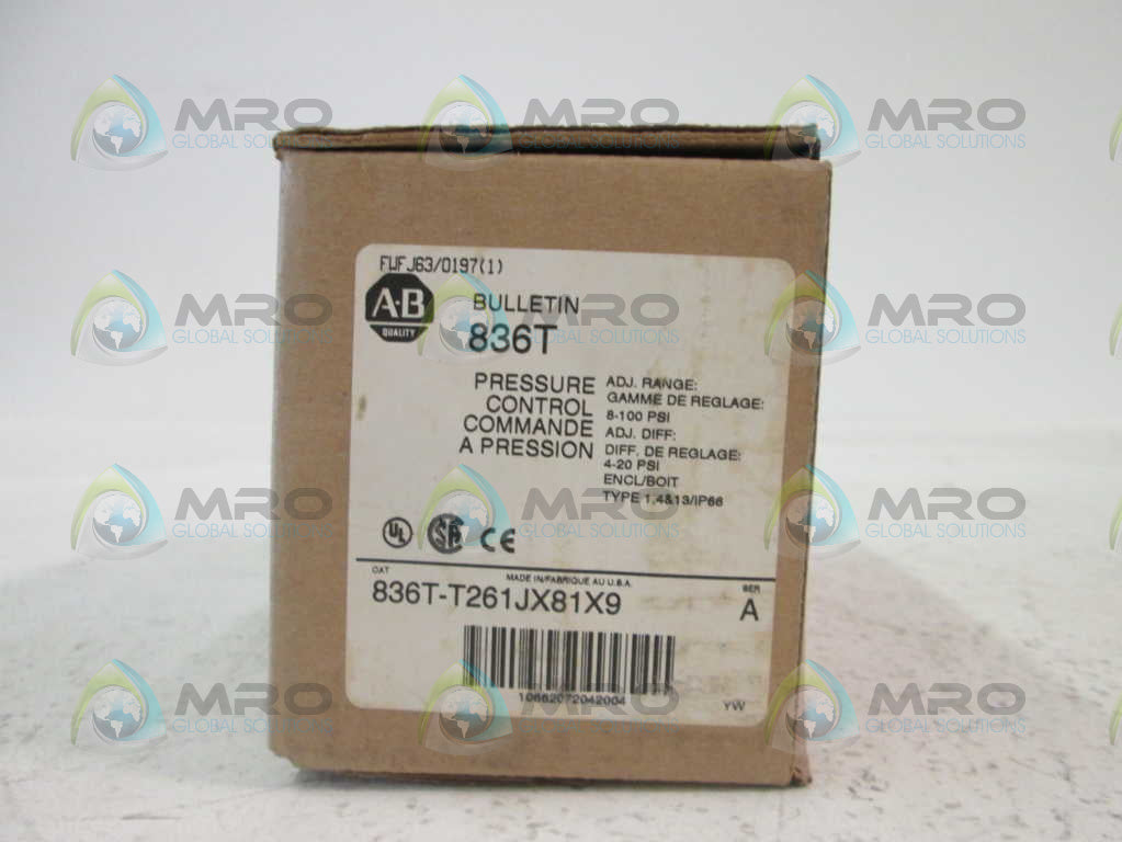 Allen Bradley 836TT261JX81X9 NSFP **GENUINE** AB 836T T261JX81X9