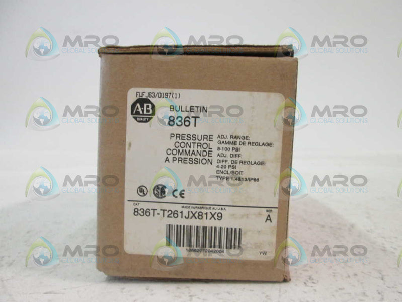 Allen Bradley 836TT261JX81X9 NSFP * GENUINE * AB 836T T261JX81X9