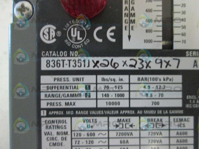 Allen Bradley 836TT351JX26X23X9X7 NSFP **GENUINE** AB 836T T351JX26X23X9X7