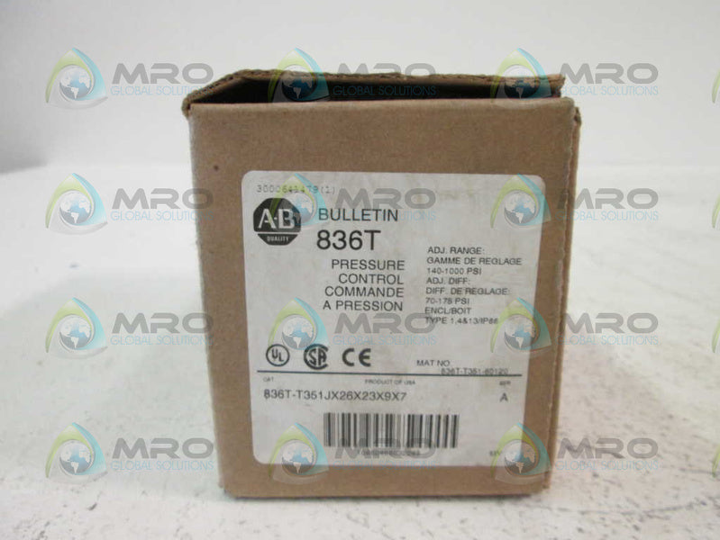 Allen Bradley 836TT351JX26X23X9X7 NSFP * GENUINE * AB 836T T351JX26X23X9X7