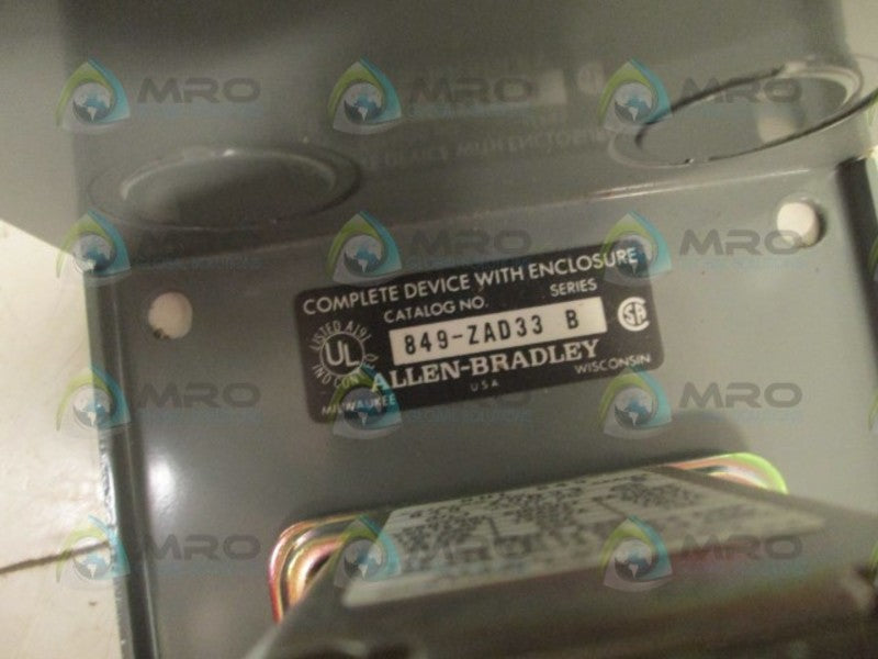 Allen Bradley 849ZAD33 NSFP * GENUINE * AB 849 ZAD33