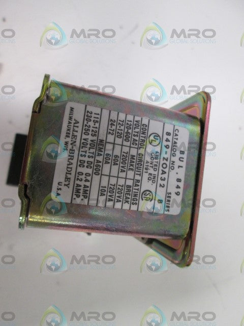 Allen Bradley 849ZOA32 NSNP * GENUINE * AB 849 ZOA32