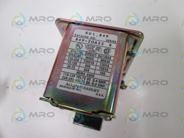 Allen Bradley 849ZOA32 NSFP **GENUINE** AB 849 ZOA32