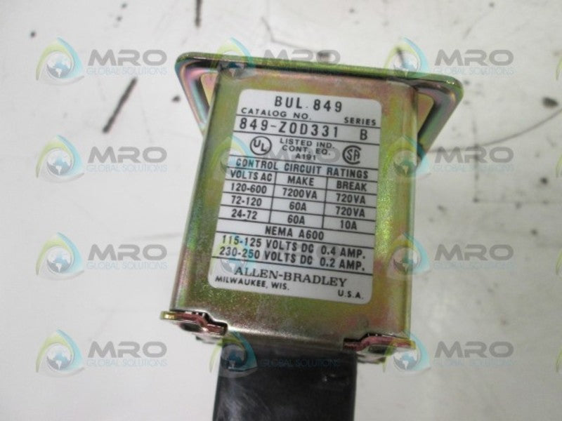 Allen Bradley 849ZOD331 NSFP ** GENUINE ** AB 849 ZOD331