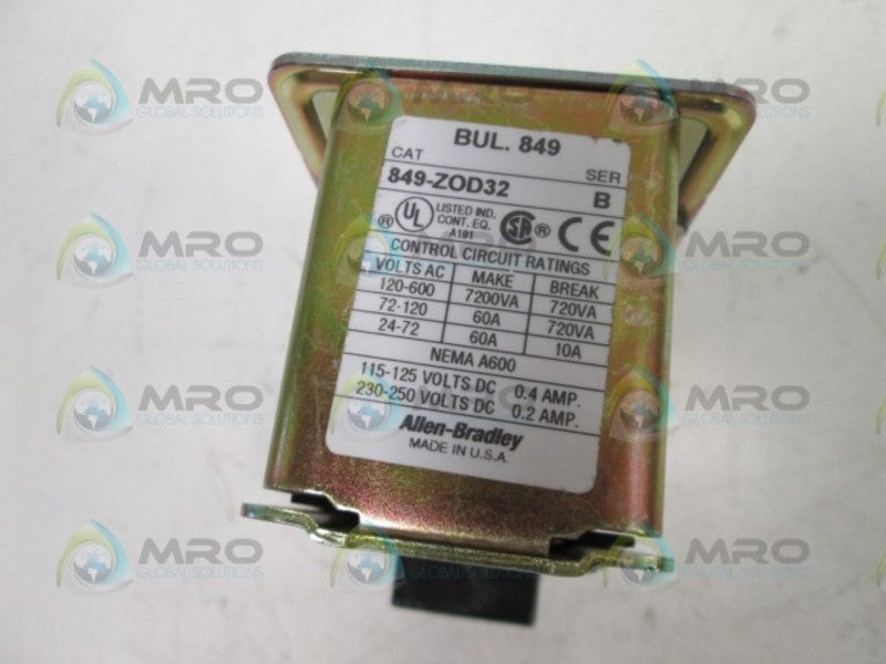 Allen Bradley 849ZOD32 NSNP ** GENUINE ** AB 849 ZOD32