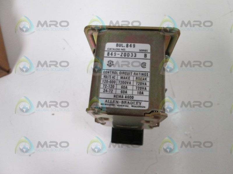 Allen Bradley 849ZOD33 NSFP * GENUINE * AB 849 ZOD33