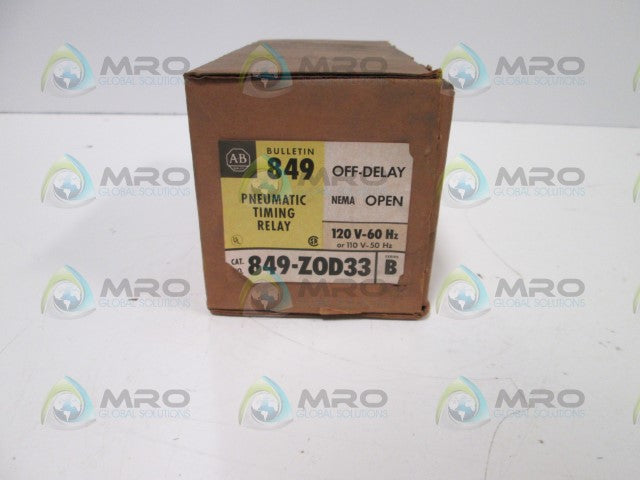 Allen Bradley 849ZOD33 NSFP **GENUINE** AB 849 ZOD33