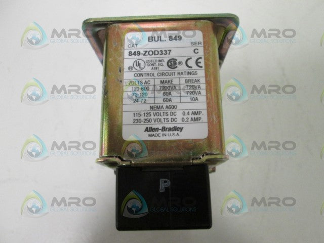 Allen Bradley 849ZOD337 NSNP **GENUINE** AB 849 ZOD337