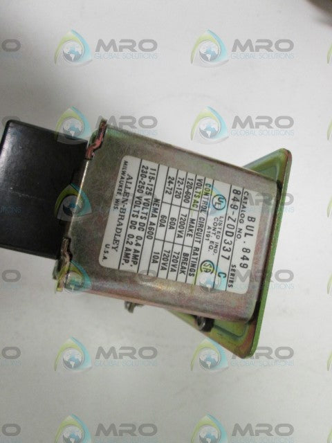 Allen Bradley 849ZOD337 NSFP **GENUINE** AB 849 ZOD337