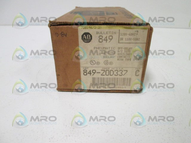 Allen Bradley 849ZOD337 NSFP **GENUINE** AB 849 ZOD337