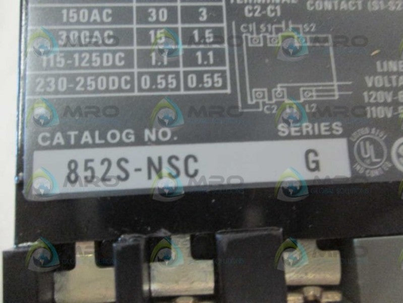 Allen Bradley 852SNSC NSFP * GENUINE * AB 852S NSC