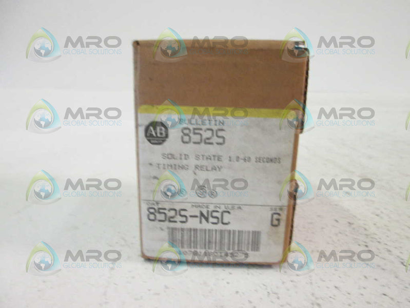 Allen Bradley 852SNSC NSFP * GENUINE * AB 852S NSC