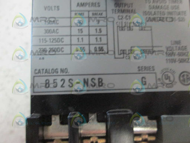 Allen Bradley 852SNSB Solid State Timing Module NSFP ** GENUINE ** AB 852S NSB