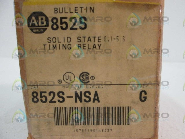 Allen Bradley 852SNSA NSNP **GENUINE** AB 852S NSA