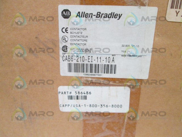 Allen Bradley CAB6210EI1110 NSFP * GENUINE * AB CAB6 210 EI 11 10