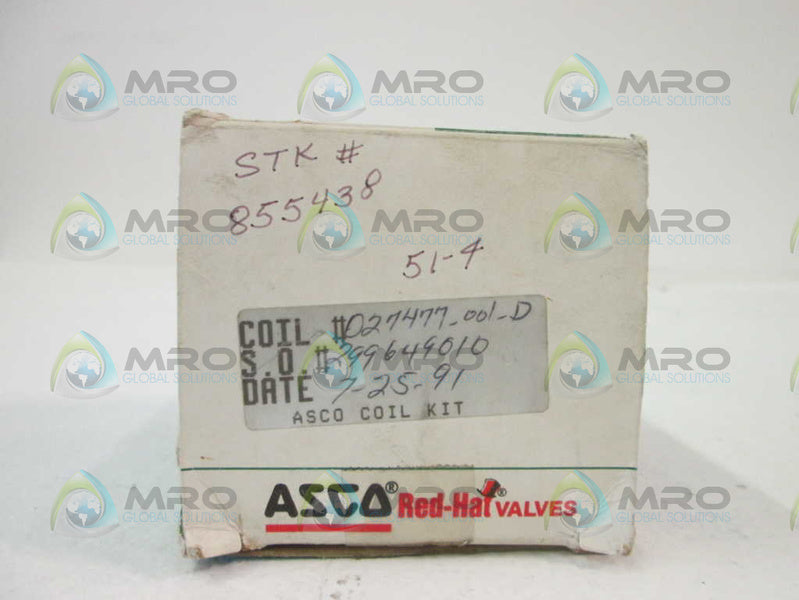Asco 027477001D NSFP ** GENUINE ** 027477 001 D