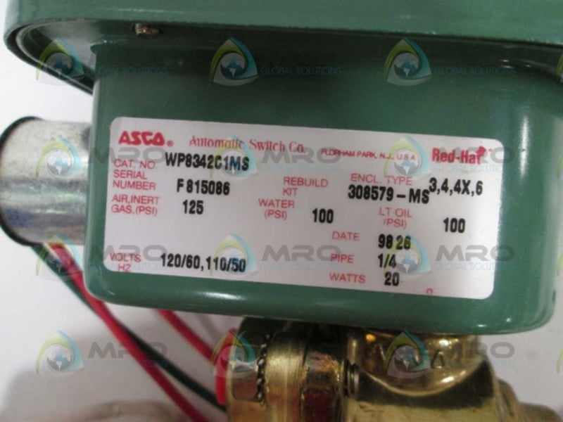 Asco WP8342C1MS NSNP ** GENUINE ** 120/60 110/50