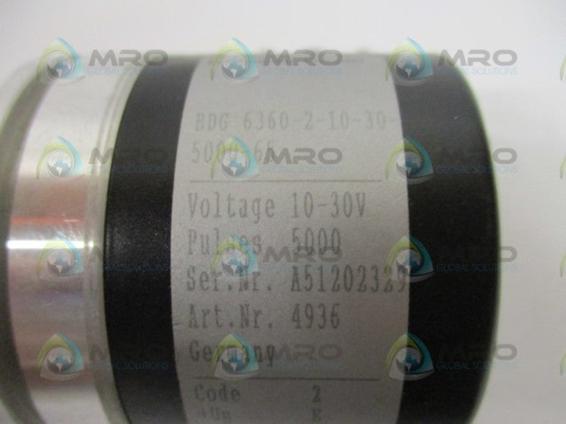 BALLUFF BDG6360-2-10-30-5000-65 INCREMENTAL ENCODER *NEW NO BOX*
