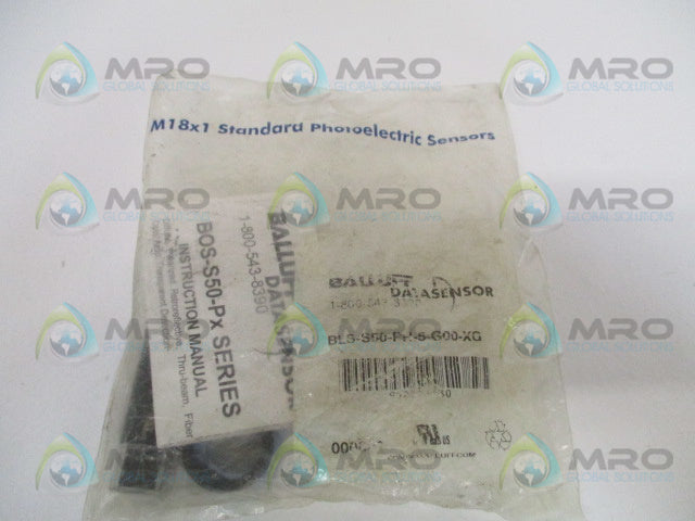 BALLUFF DATASENSOR BLS-S50-PR-5-G00-XG PHOTOELECTRIC SENSOR *NEW IN FACTORY BAG*