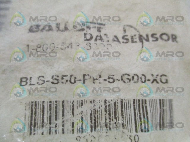 BALLUFF DATASENSOR BLS-S50-PR-5-G00-XG PHOTOELECTRIC SENSOR *NEW IN FACTORY BAG*