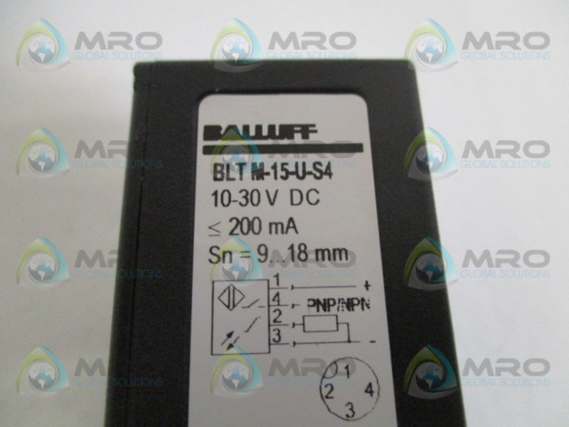 BALLUFF BLTM-15-U-S4 LUMINISENSE PHOTOELECTRIC SENSOR *NEW IN BOX*