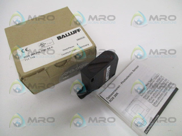 BALLUFF BOS26K-PA-1QE-S4-C PHOTOELECTRIC SENSOR *NEW IN BOX*