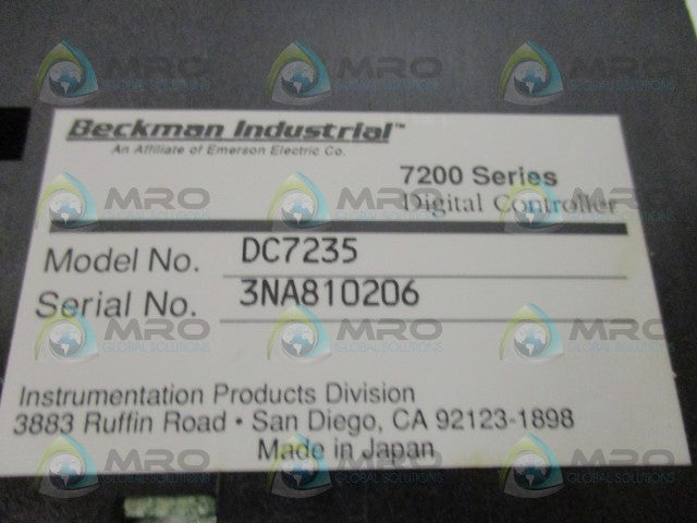 BECKMAN 7200 SERIES DC7235 DIGITAL CONTROLLER *NEW NO BOX*