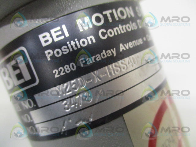 BEI M25D-X-HSS4096N-XD2-CR-S-C14-S-12 ROTARY ENCODER *USED*