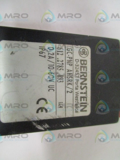 BERNSTEIN GC-PNPAHSRK/2 LIMIT SWITCH *NEW NO BOX*