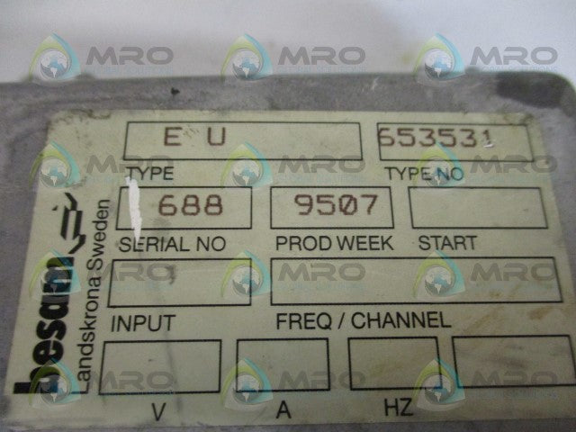 BESAM TYPE EU 653531 POWER SUPPLY *USED*