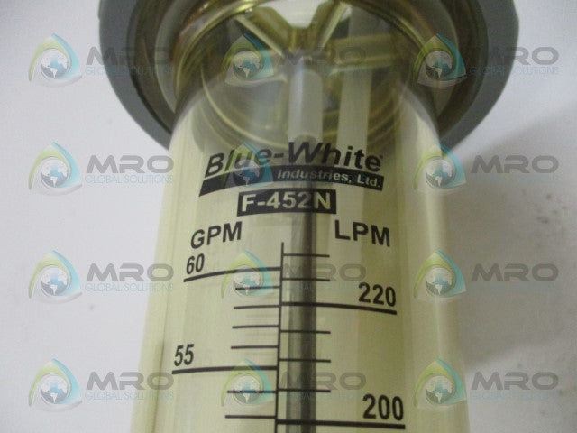 BLUE-WHITE F-452N FLOW METER *NEW IN BOX*